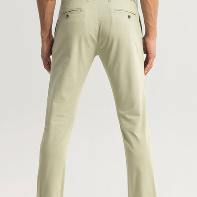 Stygian Green Linen Pant