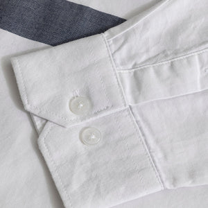 Horizontal Lines Grey Shirt