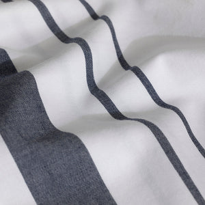 Horizontal Lines Grey Shirt
