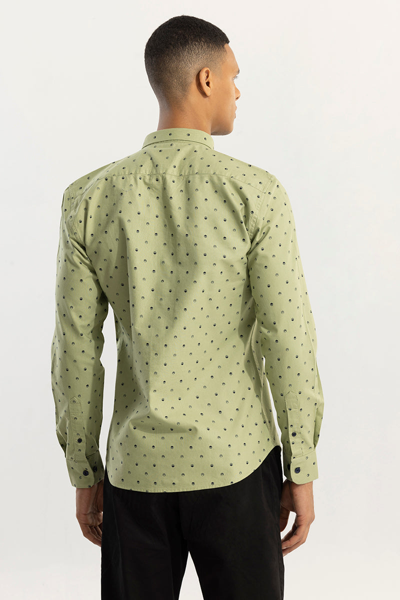 Cubist Green Shirt