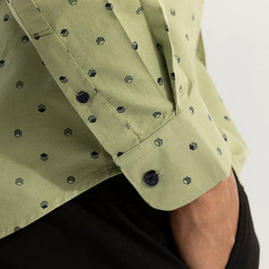 Cubist Green Shirt
