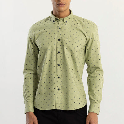 Cubist Green Shirt
