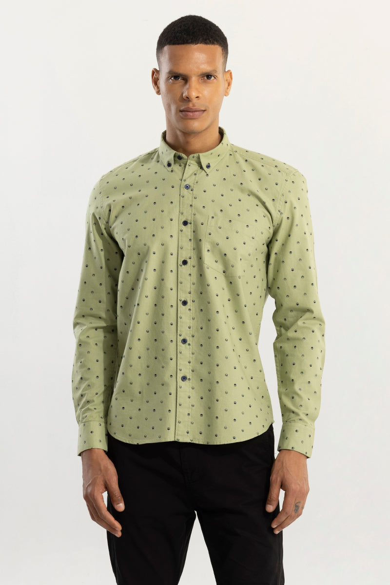 Cubist Green Shirt