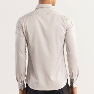 Double Cuff Cream Shirt