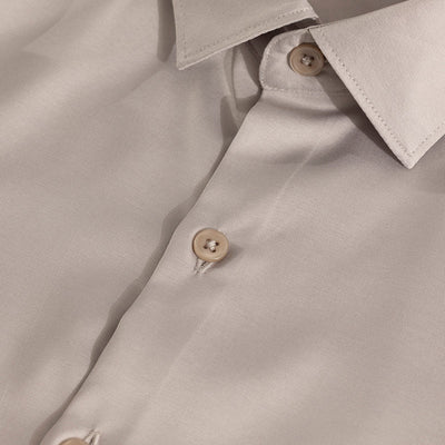 Double Cuff Cream Shirt