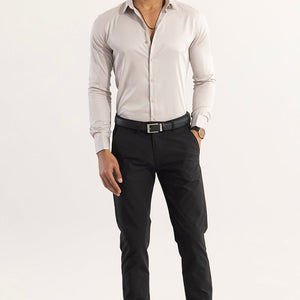 Double Cuff Cream Shirt