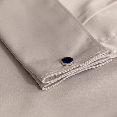 Double Cuff Cream Shirt