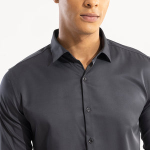 Double Cuff Pebble Grey Shirt