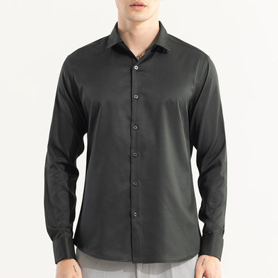 Double Cuff Jade Green Shirt