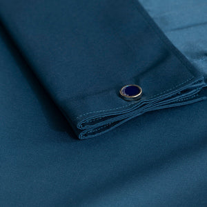 Double Cuff Aegean Blue Shirt