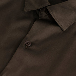 Double Cuff Brown Shirt