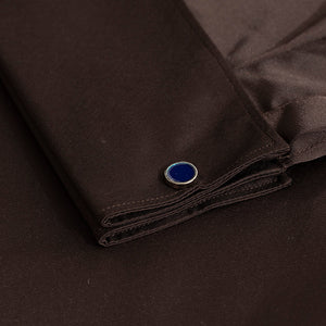 Double Cuff Walnut Brown Shirt