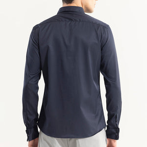 Double Cuff Navy Shirt