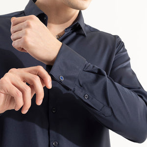 Double Cuff Navy Shirt