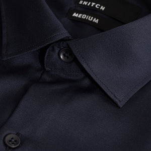 Double Cuff Navy Shirt