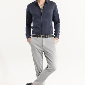 Double Cuff Navy Shirt