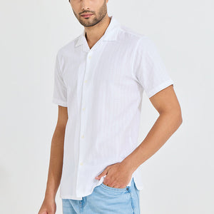 Twisted Line White Shirt