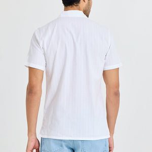 Twisted Line White Shirt