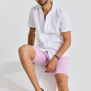 Parallel Wave Design White Shirt