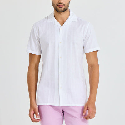 Quadfour Line White Shirt