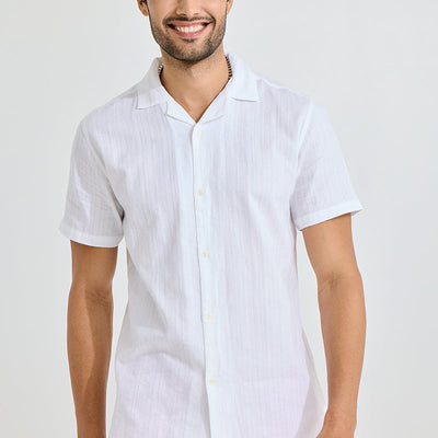 Coiled Strand White Shirt