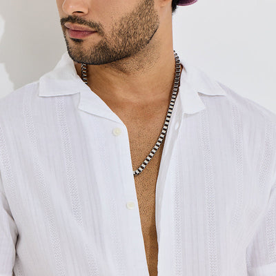 Coiled Strand White Shirt
