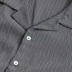 Absolute Seer Sucker Elephant Grey Shirt