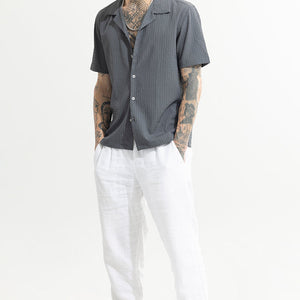 Absolute Seer Sucker Elephant Grey Shirt