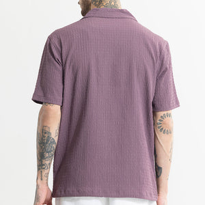 Absolute Seer Sucker Purple Shirt