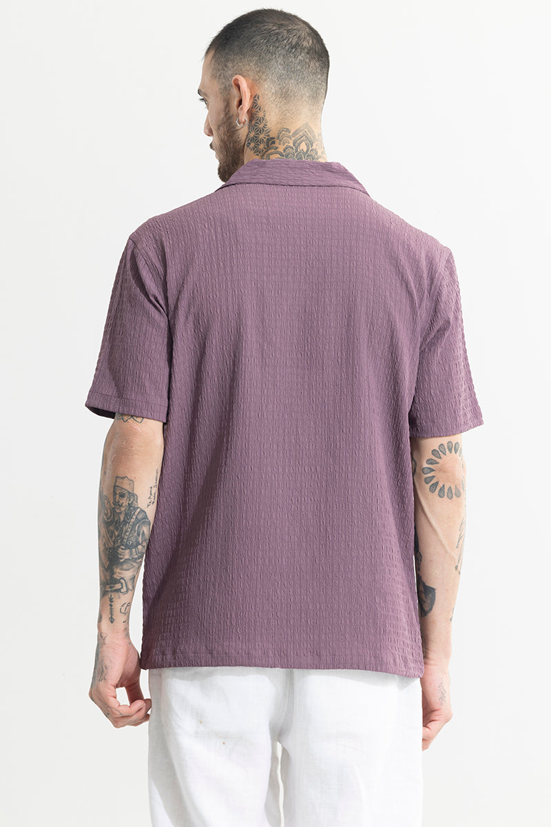 Absolute Seer Sucker Purple Shirt