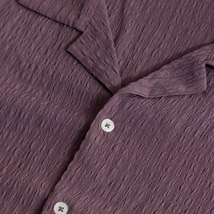 Absolute Seer Sucker Purple Shirt