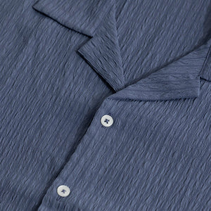 Absolute Seer Sucker Liberty Blue Shirt