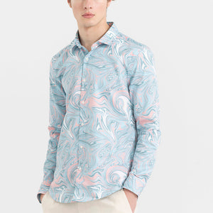Encaustic Blue Shirt