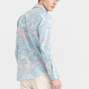 Encaustic Blue Shirt