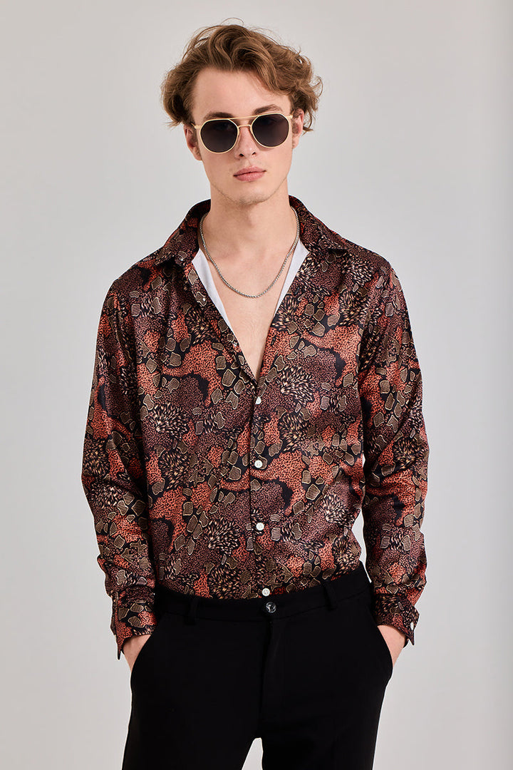 Cheetard Brown Shirt