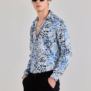Cheetard Blue Shirt
