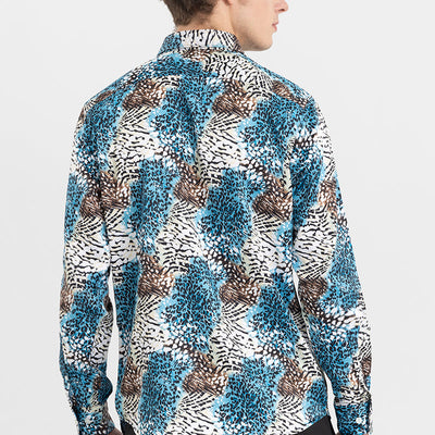 Wild Whisker Blue Shirt