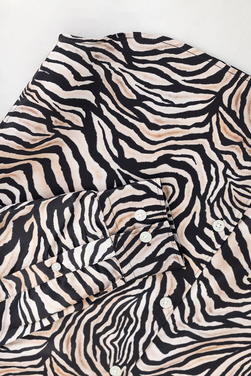 Zebra Zenith Black Shirt