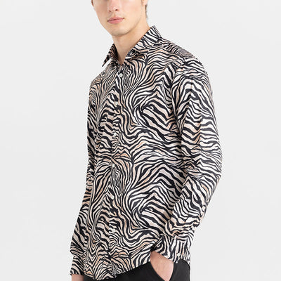 Zebra Zenith Black Shirt