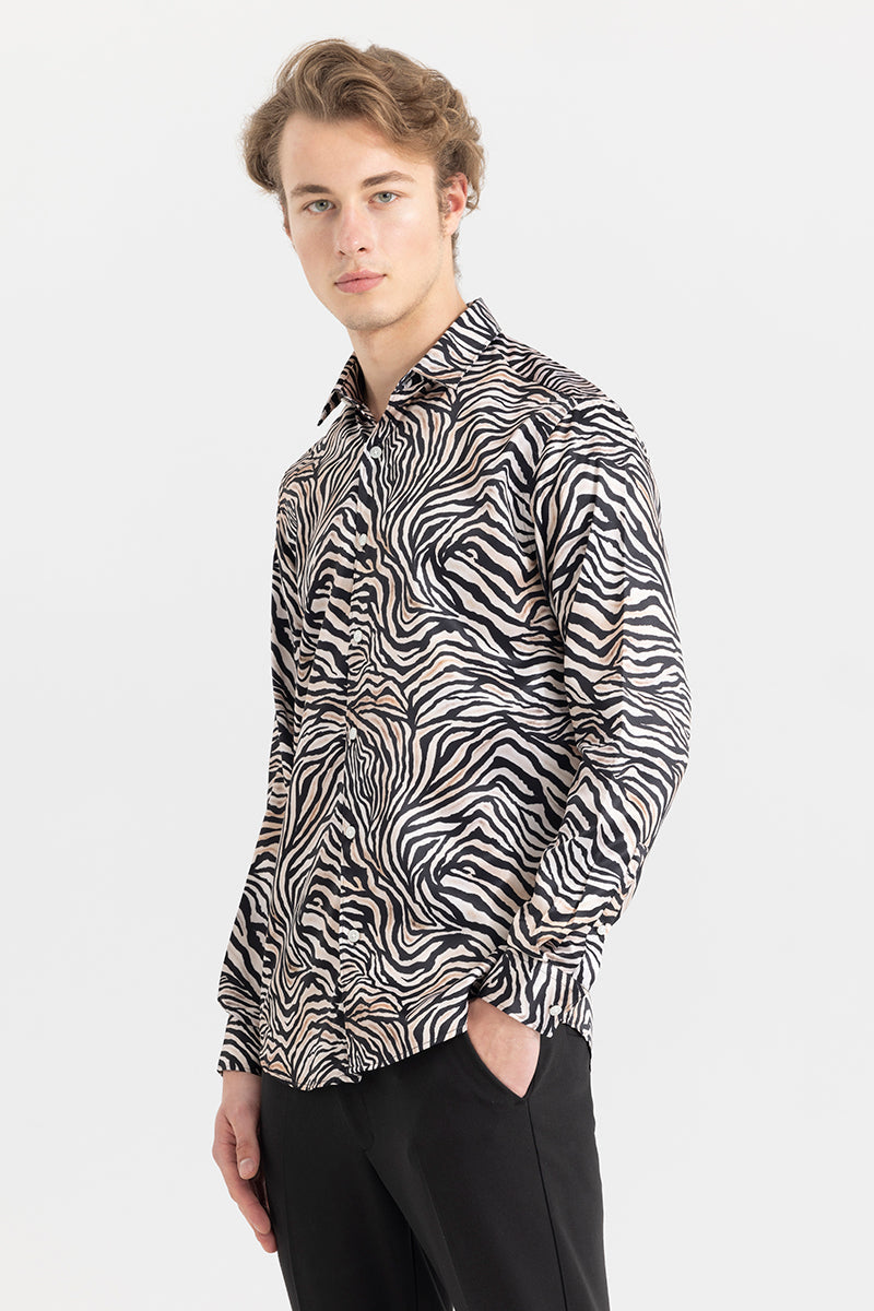 Zebra Zenith Black Shirt