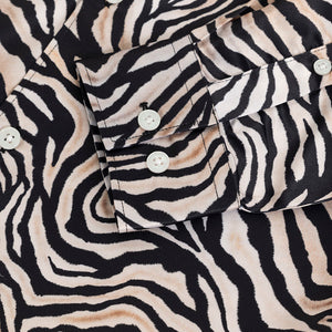 Zebra Zenith Black Shirt