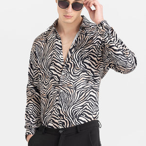 Zebra Zenith Black Shirt