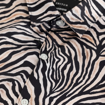 Zebra Zenith Black Shirt