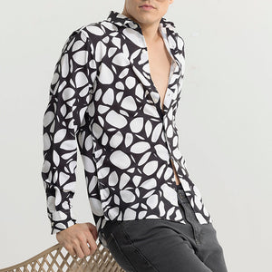 Abstracto Pebble White Shirt