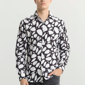 Abstracto Pebble White Shirt
