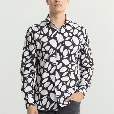 Abstracto Pebble White Shirt