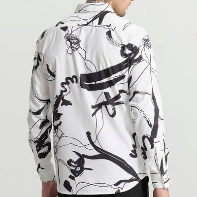 Unrealistic Design White Shirt