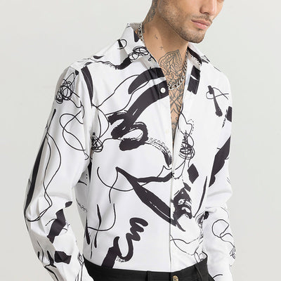 Unrealistic Design White Shirt