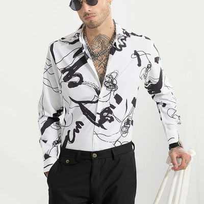 Unrealistic Design White Shirt