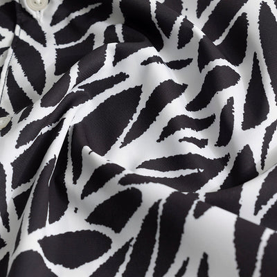 MirageMosaic Leaf White Shirt